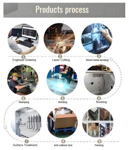 Tùy chỉnh thép không gỉ IP66 ngoài trời tấm kim loại chế tạo CNC cắt uốn bao vây điện - Product Image 5