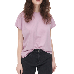 เสื้อยืดผู้หญิงแบบเรียบ ผ้าฝ้าย 100% 180gsm สั่งทำได้ พิมพ์โลโก้ได้ ขายส่ง - Product Image 2