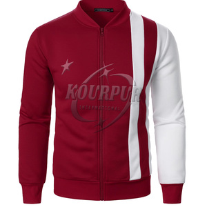 Vestes pour hommes Veste de survêtement à blocs de couleurs pour hommes Bomber moderne et décontracté avec fermeture éclair Vestes de sport légères - Product Image 2