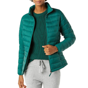 Manteau matelassé isolé pour femmes, épais, chaud, durable, imperméable, léger, manches longues, écologique, en toile de coton brute - Product Image 1