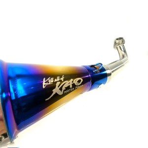 Nuevo tubo silenciador de escape de acero inoxidable/aluminio CSRK KAO, piezas de motocicleta duraderas de sonido pequeño/medio, calidad de diseño mejorado - Product Image 3