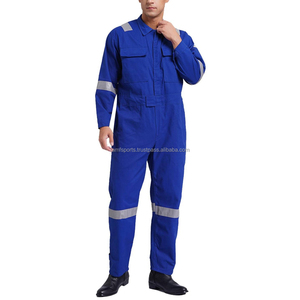 Combinaison de travail unisexe en coton, anti-poussière, bandes réfléchissantes de sécurité, combinaison de mécanicien, durable, respirante, certifiée CE - Product Image 5