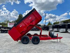 Nuevo remolque volquete doble A 6X10 con Tractor de lados altos a la venta, remolque basculante hidráulico, remolque agrícola, Tractor al por mayor - Product Image 5