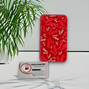 Tuiles à cils personnalisables rouge vif, étiquette privée, plaque magnétique en acrylique, nœud, diamant, fleur, cœur, papillon, carré, sur mesure - Product Image 4