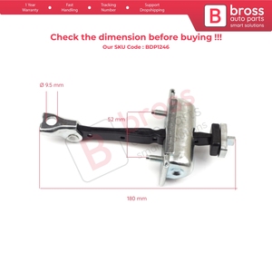 BDP1246 Limiteur de sangle de contrôle d'arrêt de charnière de porte avant 13412690 pour 2012-2019 Adam M13 Pièces automobiles neuves par Bross Made Turkey - Product Image 6