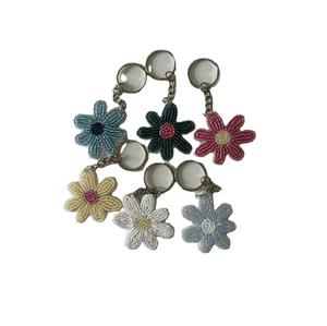 Colorful Beaded Embroidery <b>Bag</b> Charm Accessories Fashion Seed Beads Handmade <b>Bag</b> Charm Keychain - Product Image 5