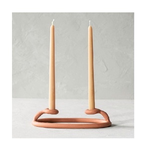 Bougeoir indien en bois fait à la main bougeoir en bois fabriqué à la main pour la décoration intérieure et la cuisine décorer déco de couleur ivoire - Product Image 5