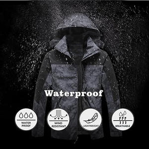 Service OEM Manteaux pour Hommes Vêtements de Plein Air Personnalisés Veste de Pluie Logo Brodé Vêtements pour Hommes Vestes de Pluie téléchargées par Robe de Sport - Product Image 4