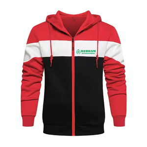Sweat-shirts à fermeture éclair unisexes pour hommes, logo personnalisé de haute qualité OEM, mélange polyester/coton, séchage rapide, respirant, hiver - Product Image 1