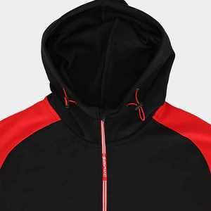 Sweat-shirt de golf personnalisé pour hommes avec demi-fermeture à glissière col montant à quart de fermeture à glissière pull à capuche pour l'impression hivernale disponible en gros - Product Image 3