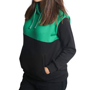 Sudaderas con capucha de algodón/poliéster para mujer, ropa informal transpirable, forrada, longitud corta, talla XS frontal, invierno, calidad superior, novedad - Product Image 4