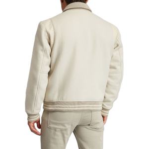 Veste universitaire élégante pour homme en laine et tissu respirant de haute qualité, logo frontal durable, vêtement d'extérieur pour l'hiver, veste d'hiver 2026 - Product Image 2