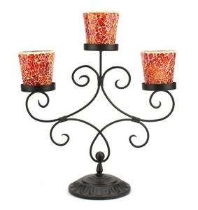 Candelabro de diseño de cristal para decoración del hogar, soporte de vela brillante para interior y exterior, votivo - Product Image 5