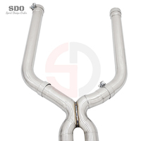 Système d'échappement Catback Valvetronic en acier inoxydable SDO pour BMW M5 F90 V8 4.4T 2018-2023, embouts bleus plaqués avec silencieux