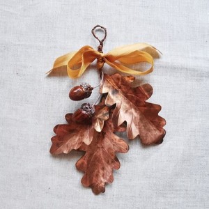 Pure Copper Antique Metal 3 Leaf Design With Decorative Rope Christmas <b>Tree</b> Decoration High Quality Ornament - Product Image 6
