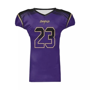 Personnalisé Vintage Respirant Séchage Rapide Polyester Mesh Jersey Imprimé Logo De L'équipe Sportswear Adulte Unisexe Chemises De Football Américain - Product Image 6