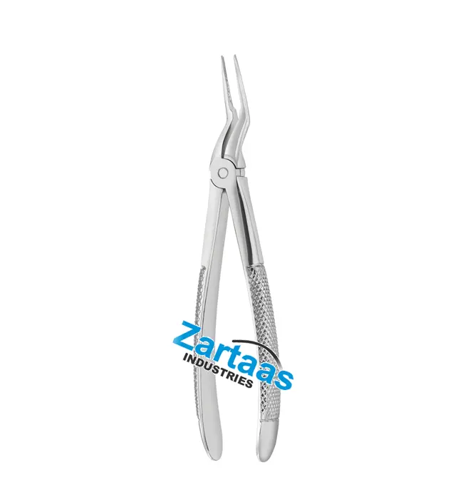 Pinzas dentadas para extractor de dientes, Fig. 97, para extraer los dientes del hueso alveolar