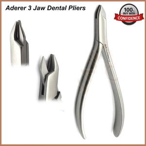 Alicates de Ortodoncia de Tres Mandíbulas para Doblar Alambres, Reutilizables, Manuales, de Acero Inoxidable, Instrumentos para Puentes Óseos - Product Image 4