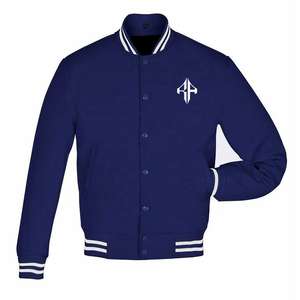 Nouvelle veste d'hiver à logo personnalisé de haute qualité 100% veste universitaire à col côtelé respirant en polyester par ATLANTIC - Product Image 6