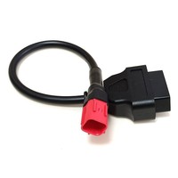 Câble OBD2 Linkyou pour motos, adaptateur 6PIN vers 16PIN avec interface USB, outils de diagnostic, tension 12V, garantie 1 an