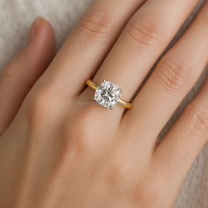 IGI certificado 2,50 quilates corte ovalado laboratorio crecido Moissanite VVS claridad plata esterlina boda compromiso fiesta anillo de la India - Product Image 3