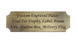 Logos de muebles en relieve con placa de latón antiguo de diseño moderno, etiquetas grabadas con nombre de marca para equipo de restaurante - Product Image 6