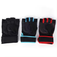 Guantes de Gimnasio Unisex Personalizados de Alta Calidad al por Mayor, con Cordones, Impermeables, de Poliéster, con Logotipo y Color Personalizados, para Levantamiento de Pesas y Ciclismo