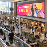 Écran LED publicitaire intérieur à accès frontal magnétique P1.87, panneau d'affichage vidéo LED commercial pour centre commercial, approvisionnement OEM