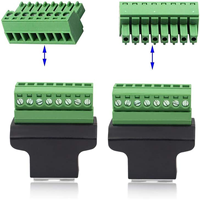 RJ45 Breakout 8P8C Buchse auf 8-Pin Schraubklemmen-Anschluss