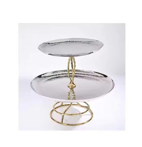 <b>3</b> <b>Tier</b> Tableware Display <b>Stand</b> Cup <b>Cake</b> Decorating <b>Stand</b> Aluminum Golden Powder Coated <b>Cake</b> <b>Stand</b> for Party Decoration - Product Image 6