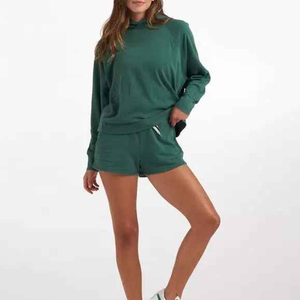 Sudadera con capucha de color liso para mujer, ropa de calle personalizada, Jersey - Product Image 3
