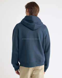 เสื้อฮู้ดดี้ผู้ชายทรงคลาสสิกแบบสวมหัว ขายส่งจำนวนมาก ออกแบบลายศิลปะตามสั่ง ผลิตจากผ้าฝ้ายคุณภาพดี - Product Image 3