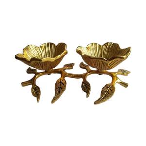 Bol en aluminium texturé floral très demandé, apparence élégante, rehausse les ambiances simples et luxueuses - Product Image 1