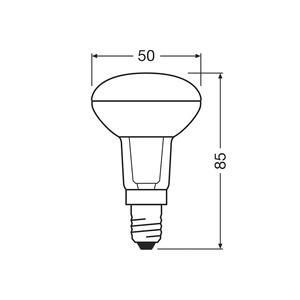 หลอดไฟ LED OSRAM 4.3W รุ่น R50 350lm 2700K 36 E14 - Product Image 3