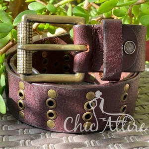 Nuevo elegante e informal hecho a mano de cuero genuino Real cinturón clásico para hombres personalizado grano completo desgastado cinturón de cuero Real para hombres - Product Image 1