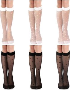 <span class=keywords><strong>Calze</strong></span> da donna estive all'ingrosso al ginocchio in pizzo bianco nero <span class=keywords><strong>a</strong></span> <span class=keywords><strong>rete</strong></span> in pizzo con <span class=keywords><strong>calze</strong></span> da donna - Product Image 1