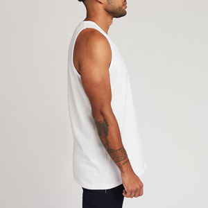 Nueva tendencia Casual Fitness hombres camiseta sin mangas al por mayor logotipo personalizado hombres camiseta sin mangas mejor calidad camiseta sin mangas - Product Image 5