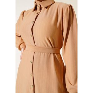 Juego de crepé a rayas de 2 piezas Latte - Product Image 3