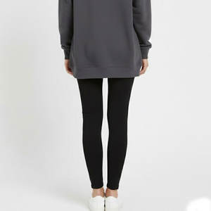 Sudadera holgada de gran tamaño para mujer, informal, de manga larga, tejido cálido y suave, perfecta para el día a día, estilo urbano, atuendo de invierno - Product Image 4