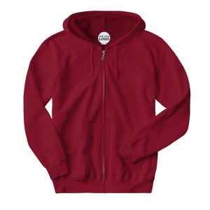 Sudadera con Capucha Bella & Canvas Azul Rey con Cierre, Sudadera con Capucha Estampada con Gráficos Personalizados para Hombre - Product Image 5