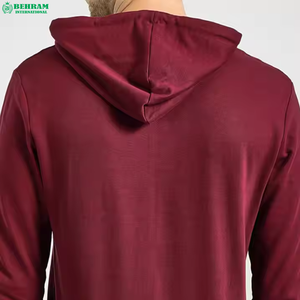 Sweat-shirts à capuche de haute qualité avec logo personnalisé, en molleton épais 500 g/m² ou en tissu éponge français, 100 % coton, épaules tombantes, coupe classique - Product Image 2