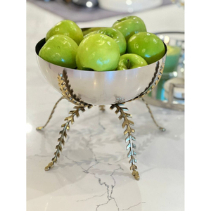 Bol décoratif en laiton artisanal de qualité supérieure, centre de table, accent pour la maison moderne, salon et salle à manger, décoration d'affichage - Product Image 5