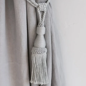 Elegant High Quality Curtain Tie Back, Curtain Tassel <b>Tiebacks</b>, Luxurious Ivory Tie-Back With TasselsBeautiful Item - Product Image 1