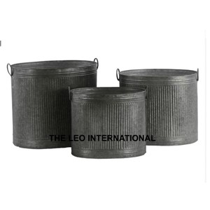 Maceta Redonda de Metal con Acabado Antiguo de Latón, Estilo Nórdico, para Decoración de Plantas en el Hogar y Jardín, Buena Calidad - Product Image 4