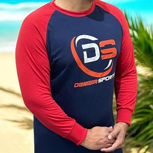 Wholesale Male Contrast <b>Tee</b> <b>Shirts</b> <b>Black</b> Reglan Sleeve Solid Color O Neck Regular Fit Sportswear Baseball T <b>Shirts</b> for Men - Product Image 3