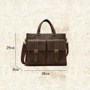 Full Grain <b>Leather</b> Briefcase Office <b>Laptop</b> <b>Bags</b> Large-Capacity <b>Leather</b> <b>Laptop</b> <b>Bag</b> <b>for</b> <b>Men</b> Custom Design <b>Leather</b> <b>Laptop</b> <b>Bag</b> - Product Image 5