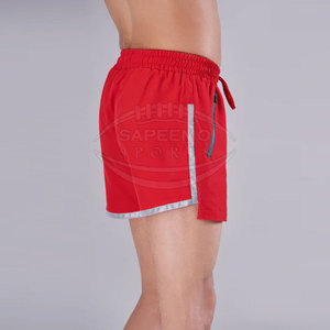 Shorts de course décontractés respirants pour hommes, technologie de séchage rapide, taille à cordon de serrage, matière coton/polyester, haute performance, usage quotidien - Product Image 6