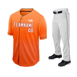 Uniforme de béisbol de alta calidad, uniforme de béisbol con logotipo personalizado en línea, el mejor Material - Product Image 2