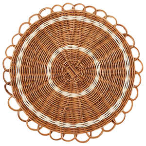 <b>Rattan</b> <b>Placemat</b> Charger Natural Woven Eco-Friendly Minimalist Carton Customized Size Home Decor Dinner Table Mats FBA for - Product Image 6