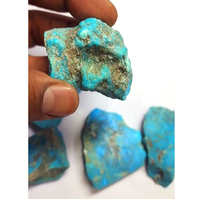5 pièces de naturel Arizona turquoise 45mm à 51mm matériau rugueux 990 Cts Lot Iroc ventes pierres précieuses brutes de haute qualité US $139 pour tous